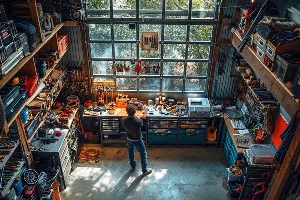 Comment optimiser l'utilisation de l'espace de rangement dans un garage ?