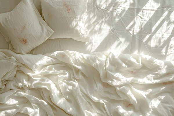 Comment éliminer les taches de sang sur des draps en lin sans les abîmer ?