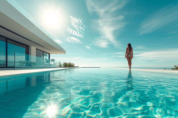 Comment concevoir une piscine avec un système de nage à contre-courant réglable ?