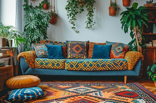 Quel type de canapé pour un salon au style bohème ?